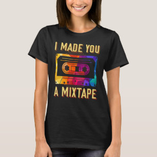T-shirt Je T'Ai Fait Un Mixtape 80s 90s Vintage Costume Ca