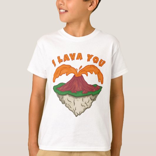 T-shirt Je t'ai lava (Devant)