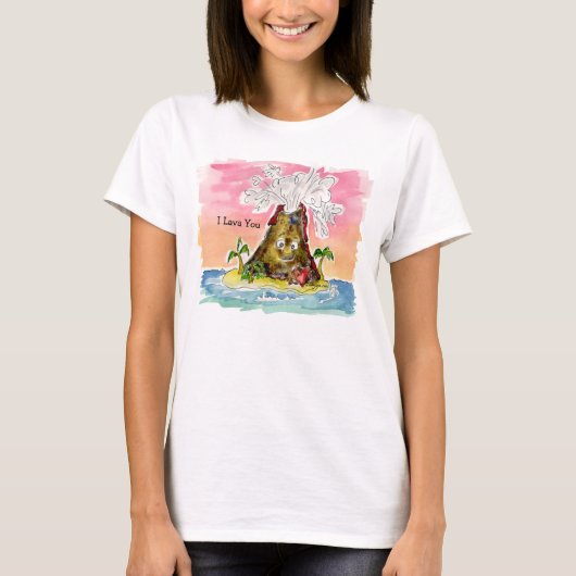 T-shirt Je t'ai lava (Devant)