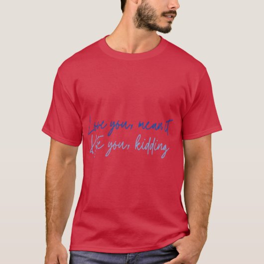 T-shirt Je t'aime (Devant)