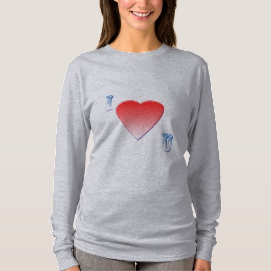 T-shirt je t'aime (Devant)