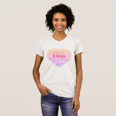 T-shirt je t'aime (Devant entier)