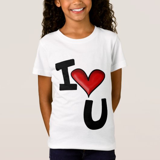 T-Shirt Je t'aime (Devant)