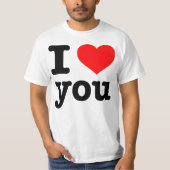T-SHIRT "JE T'AIME " (Devant)