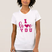 T-shirt Je t'aime (Devant)