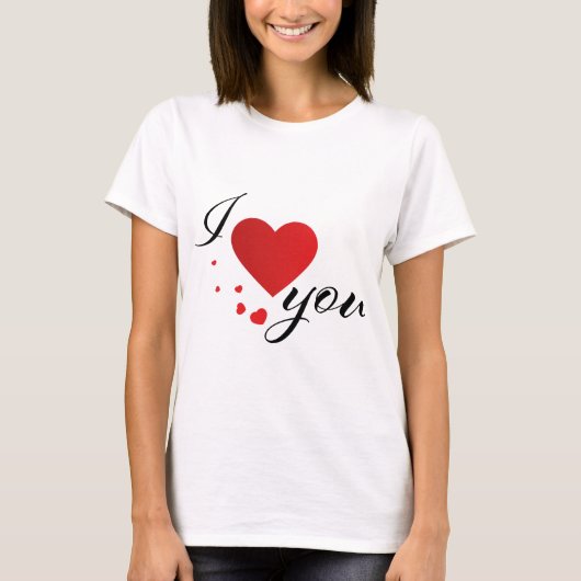T-shirt je t'aime (Devant)