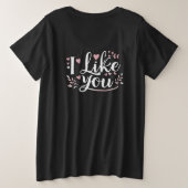 T-Shirt Je T'Aime (Design dos)