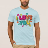 T-shirt Je t'aime (Devant)