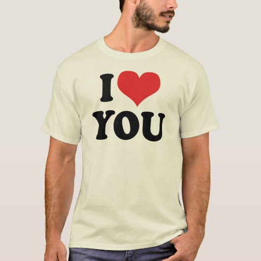 T-shirt "Je t'aime" (Devant)