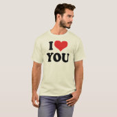T-shirt "Je t'aime" (Devant entier)