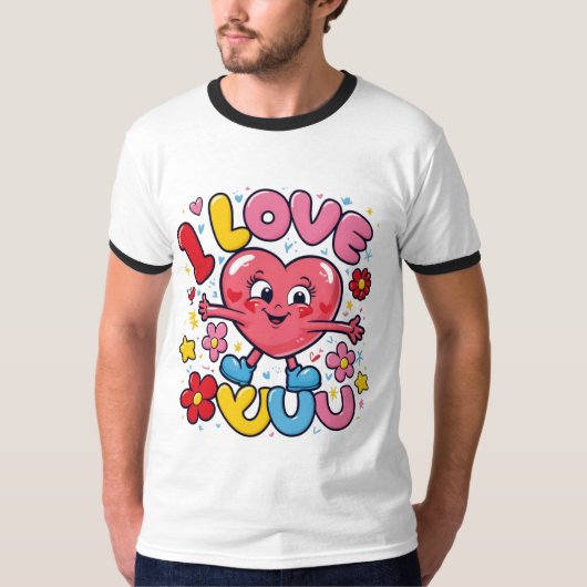 T-shirt Je T'Aime (Devant)