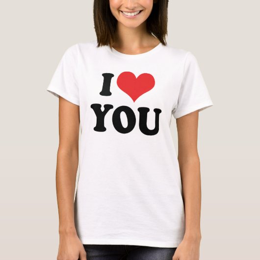 T-shirt "Je t'aime" (Devant)
