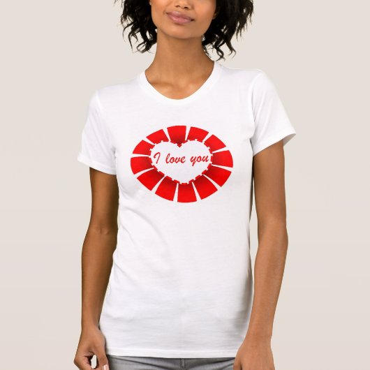 T-shirt Je t'aime (Devant)