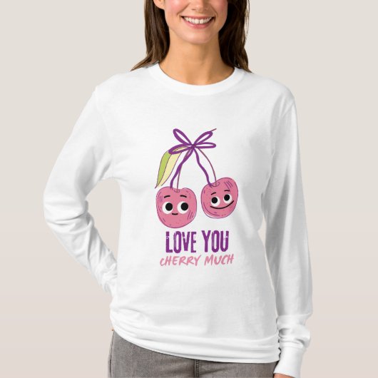 T-SHIRT JE T'AIME BEAUCOUP CHERRY (Devant)