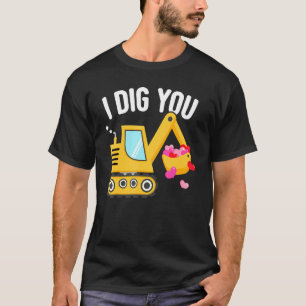 T-shirt Je T'aime Bonne Saint-Valentin Amour Coeur Tout-Pe