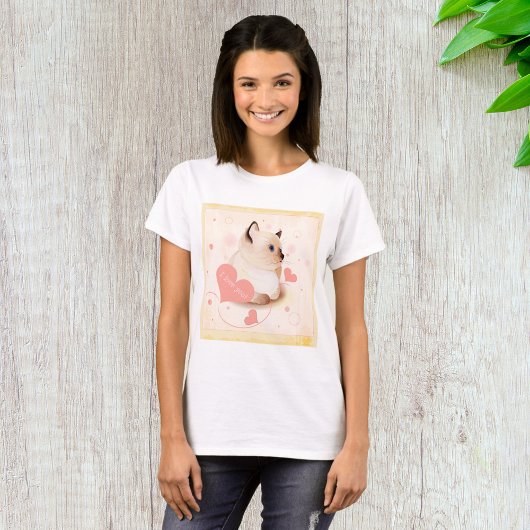 T-shirt Je T'Aime Chat