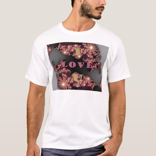 T-shirt Je T'Aime Chérie (Devant)