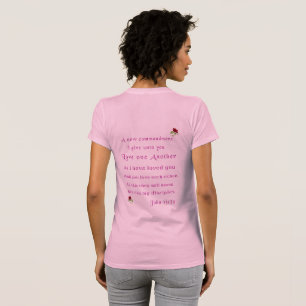 T-shirt Je t'aime comme je t'ai aimée 2 côtés
