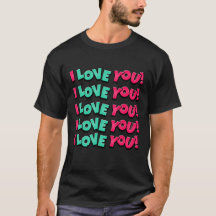 Je t'aime – Conception d'amour minimal romantique