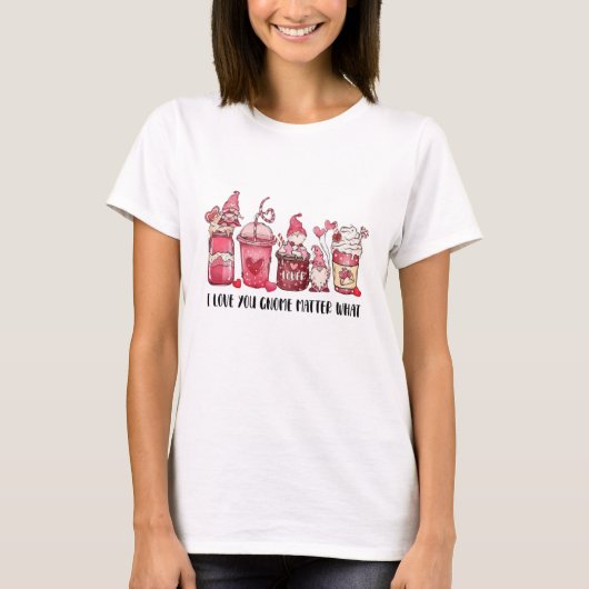 T-shirt Je T'Aime Gnome Peu Importe Ce Que (Devant)