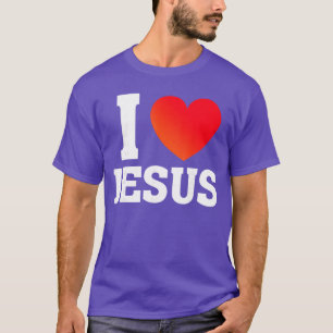 T-shirt Je t'aime Jésus fille
