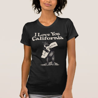 T-shirt Je t'aime la Californie