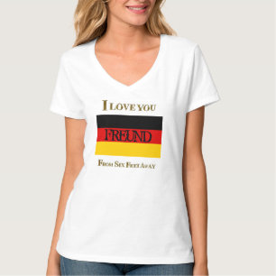T-SHIRT JE T'AIME LIBRE DE SIX PIEDS DE LÀ