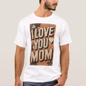 T-shirt je t'aime maman (Devant)