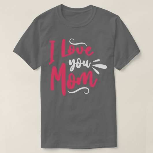 T-shirt Je t'aime maman (Design devant)