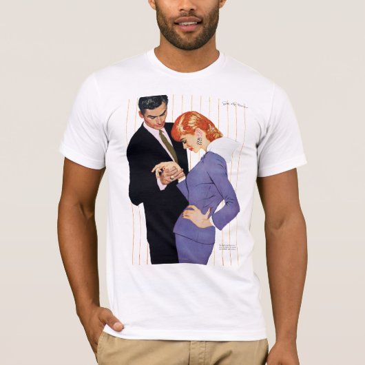 T-shirt Je t'aime, maman Girl (Devant)