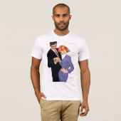 T-shirt Je t'aime, maman Girl (Devant entier)