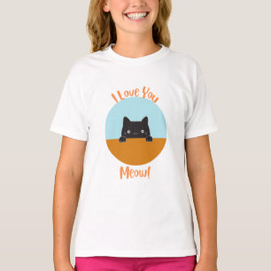 T-shirt Je t'aime miaou !