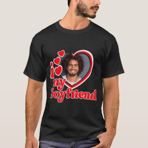 T-shirt Je T'aime Mon Petit Ami Photo T Shirt Sur Mesure_1
