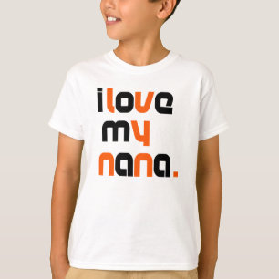 T-shirt Je T'aime Mon Tee-shirt Unisexe Enfants Nana