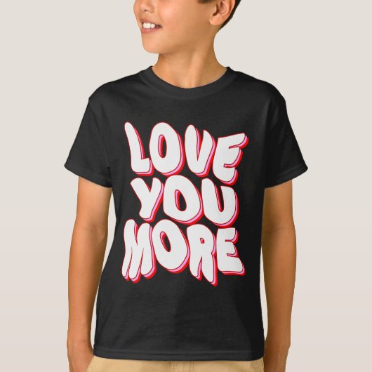 T-Shirt JE T'AIME PLUS (Devant)