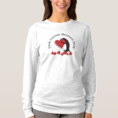 T-shirt Je T'Aime Plus ! Pingouin drôle mignon et coeur ro (Devant)
