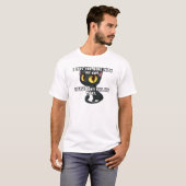 T-shirt Je t'aime plus que mon chat... (Devant entier)