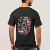 T-shirt Je T'Aime Tant (Dos)