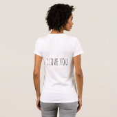T-shirt Je t'aime...Tu vas m'épouser ? (Dos entier)