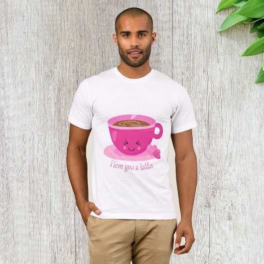 T-shirt Je T'Aime Un Latte