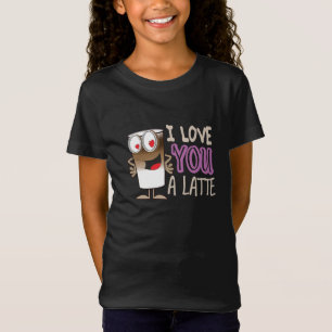 T-Shirt Je t'aime un latte