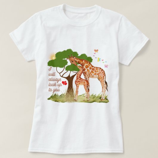 T-shirt Je te chercherai toujours (Design devant)