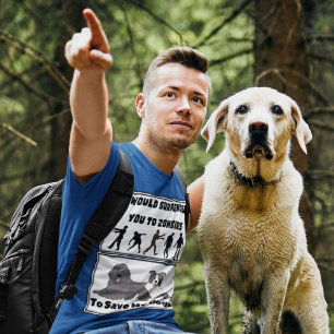 T-shirt "Je te rendrais aux zombies" dit drôle