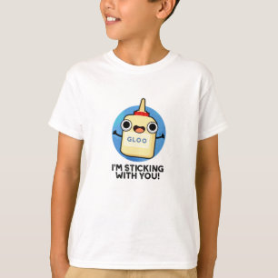 T-shirt Je te Sticking Avec Un Pun De Colle Drôle