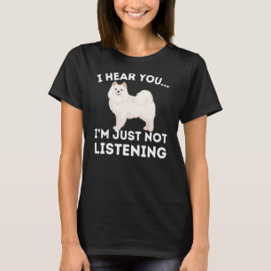 T-shirt Je t'entends, je n'écoute pas Funny American E