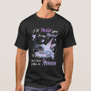 T-shirt Je Tiens Mon Papa Dans Mon Coeur Jusqu'À Ce Qu'Il