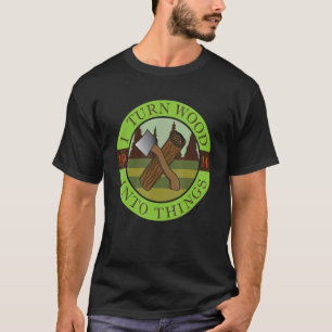 T-shirt Je Transforme Le Bois En Objets Bois Joinery Artis