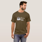 T-shirt Je transforme le café en code (Devant entier)