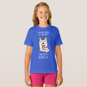 T-shirt Je travaille dur (Devant entier)