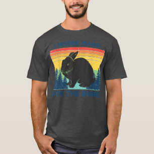 T-shirt Je travaille dur pour l'amoureux du lapin lapin